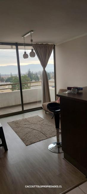 VENDO DEPARTAMENTO EQUIPADO MUY CENTRAL, 2 DORMITORIOS, 2 BAÑOS, BODEGA Y ESTACIONAMIENTO